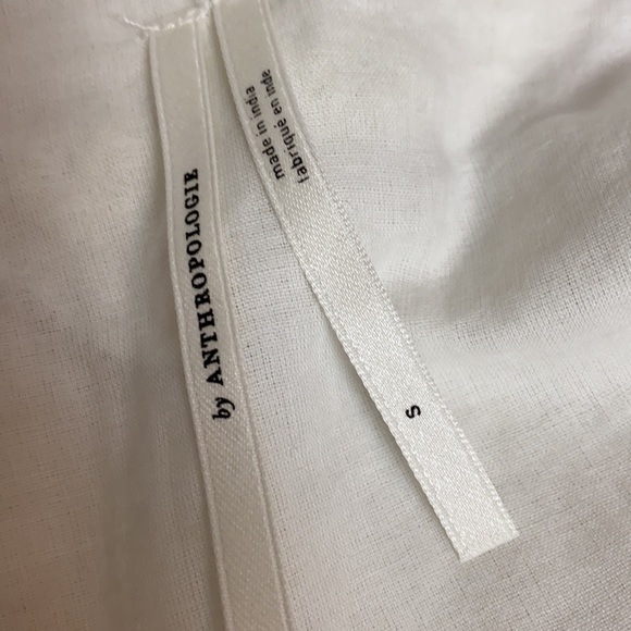 Anthropologie NWT Gorgeous White Top Size S - Picture 7 of 10